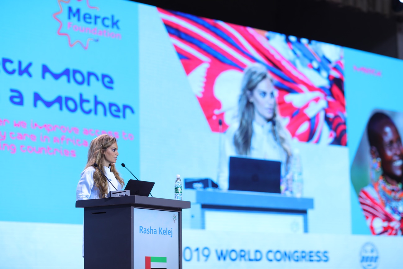 Dr. Rasha Kelej, CEO Merck Foundation & President of Merck More than a Mother speech at the World Congress Of IFFS 2019 in Shanghai China(3)