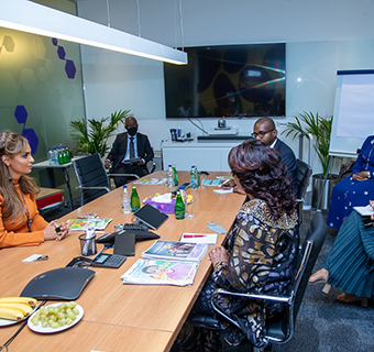 Dr. Rasha Kelej, CEO of Merck Foundation & President, Merck More Than a Mother during her meeting with?H.E. Madam DENISE NYAKERU TSHISEKEDI, The First Lady of Democratic Republic of The Congo and Ambassador of Merck More Than a Mother.