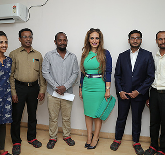 Dr Rasha Kelej, CEO of Merck Foundation and President of Merck More Than a Mother during MoU signing ceremony between Merck Foundation and Manipal Academy of Higher Education, MAHE to train Embryologists from Africa and Asia