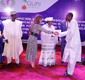 Dr Rasha Kelej CEO of Merck Foundation during launch of Merck Foundation in Niger