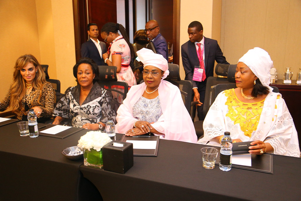 First Lady of Niger during MFFLI summit 2019