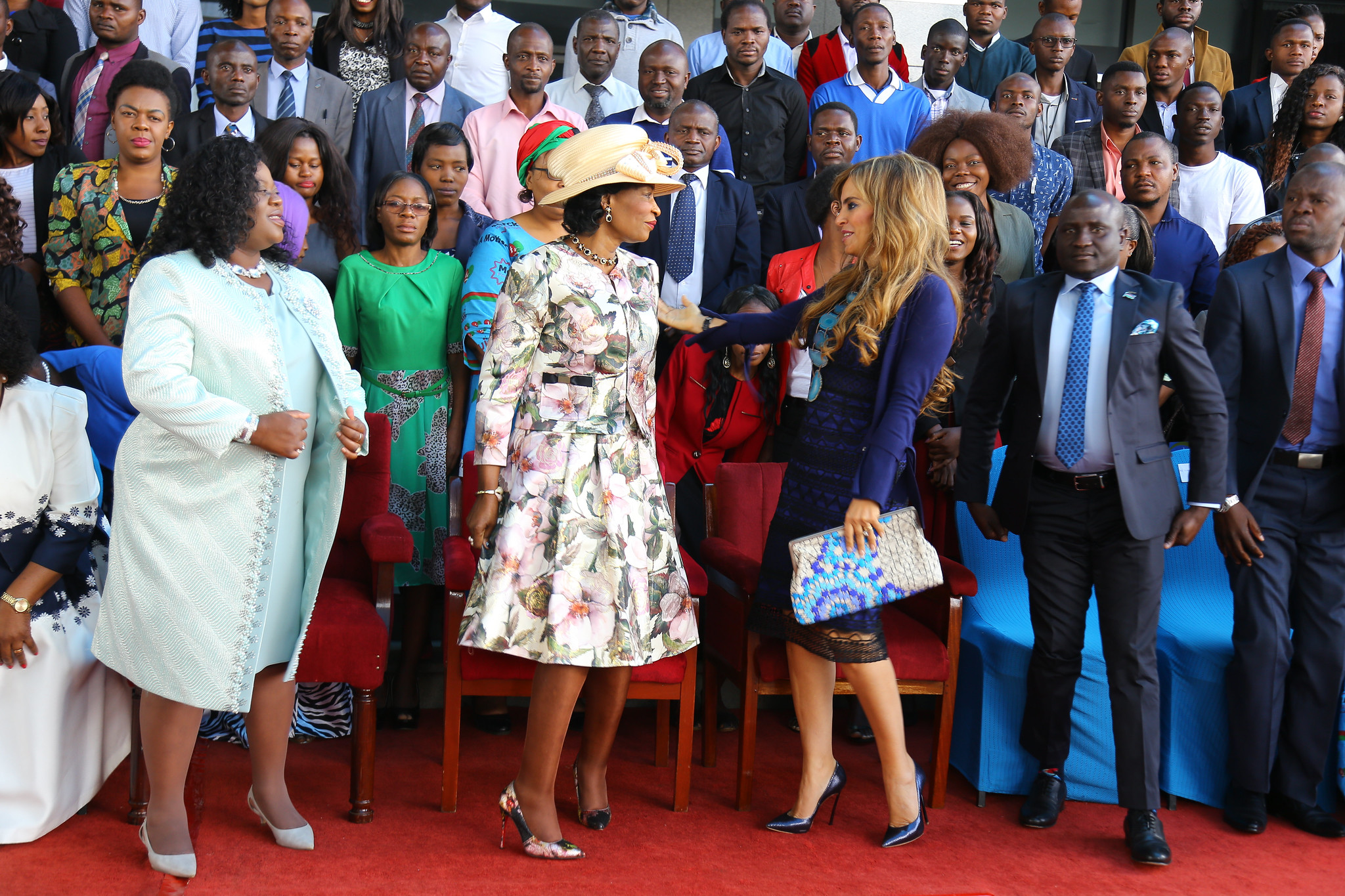 Dr. Rasha Kelej, CEO Merck Foundation with The First Lady of Malawi, H.E. PROF. GERTRUDE MUTHARIKA Launch the First Health Media Training in Malawi to break Infertility Stigma.