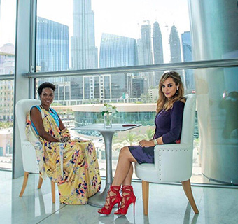 Dr. Rasha Kelej, CEO of Merck Foundation & President, Merck More Than a Mother during her meeting with H.E. Madam ANGELINE NDAYISHIMIYE, The First Lady of Burundi and Ambassador of Merck More Than a Mother.