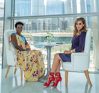 Dr. Rasha Kelej, CEO of Merck Foundation & President, Merck More Than a Mother during her meeting with H.E. Madam ANGELINE NDAYISHIMIYE, The First Lady of Burundi and Ambassador of Merck More Than a Mother.