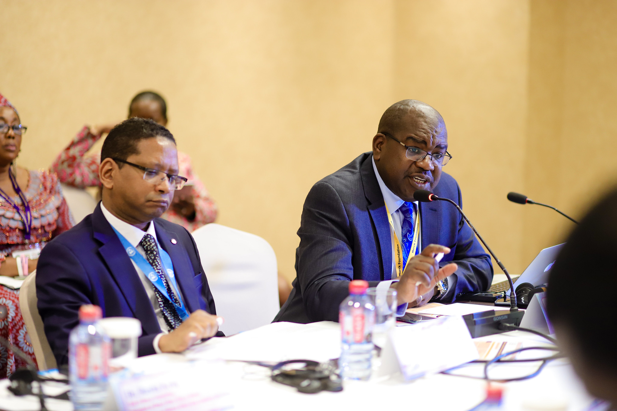 Hon. Dr. Chitalu Chilufya at UNESCO - Merck Africa Research Summit(MARS) Meeting during the Merck Africa Asia Luminary 2019