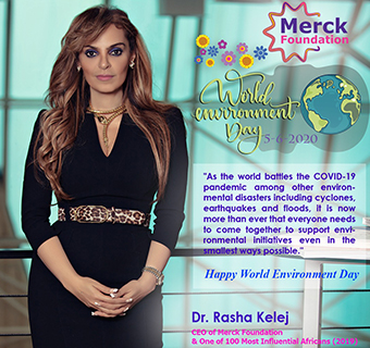 Message from Dr. Rasha Kelej, CEO of Merck Foundation on World Environment Day 2020