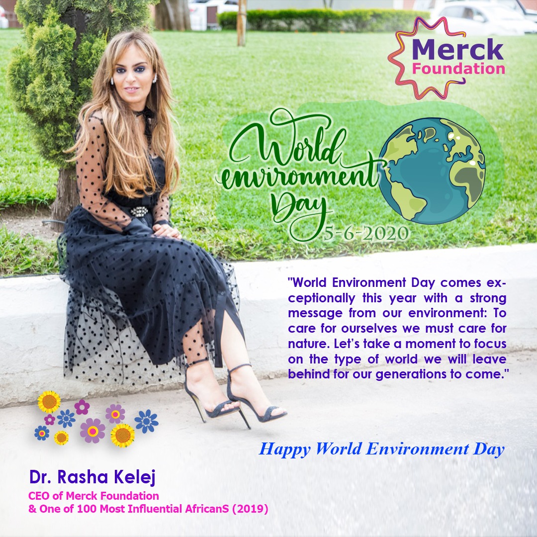 Message from Dr. Rasha Kelej, CEO of Merck Foundation on World Environment Day 2020