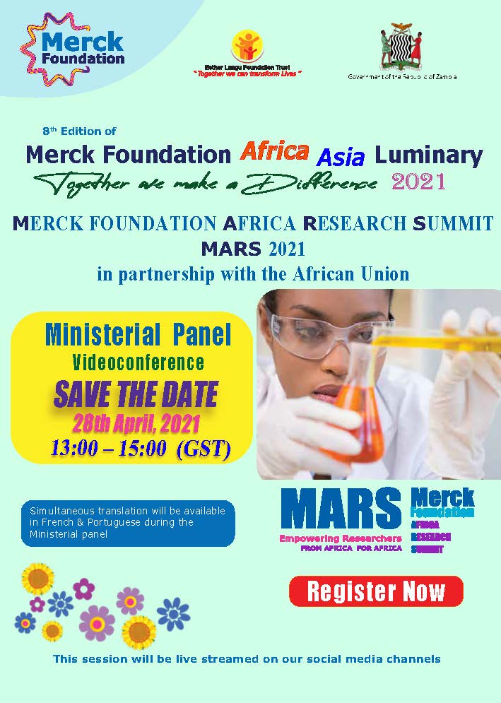 Merck Foundation Africa Research Summit MARS HIgh Level Ministerial Panel- Agenda