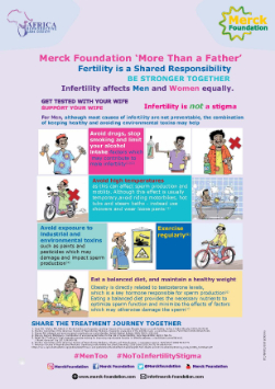 Merck Foundation More Than a Father Infertility Awareness Leaflet | English
