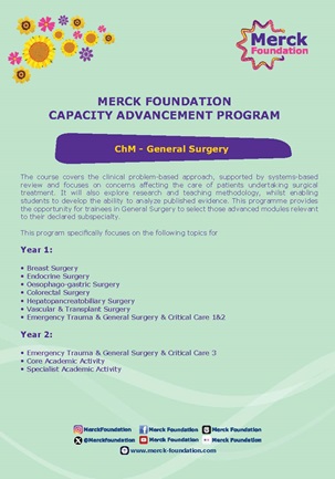 ChM General Surgery | MF Capacity Advancement Program