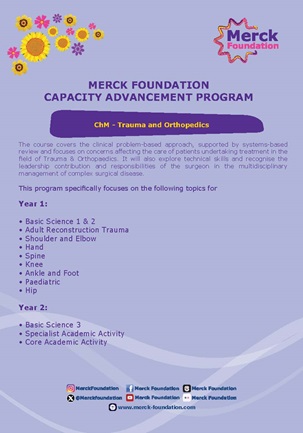 ChM Trauma and Orthopedics | MF Capacity Advancement Program