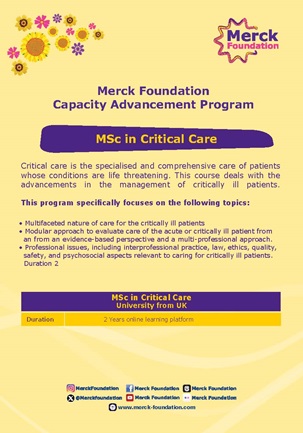 MSc in Critical Care | MF Capacity Advancement Program