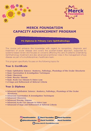 Postgraduate Diploma in Primary Care Ophthalmology | MF Capacity Advancement Program