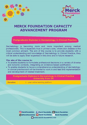 Postgraduate Diploma in Dermatology in Clinical Practice | MF Capacity Advancement Program