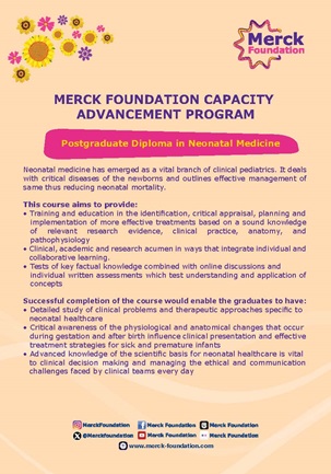 Postgraduate Diploma in Neonatal Medicine | MF Capacity Advancement Program