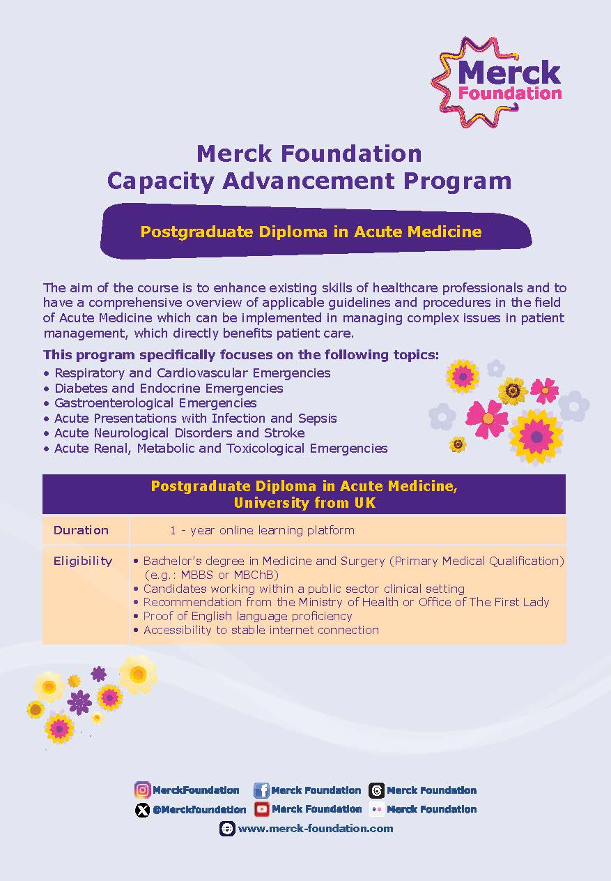 Postgraduate Diploma in Acute Medicine | MF Capacity Advancement Program