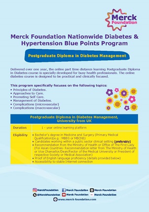 Postgraduate Diploma in Diabetes Management | MF Nationwide Diabetes & Hypertension Blue Points Program