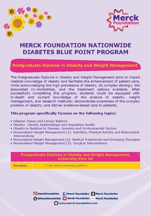 Postgraduate Diploma in Obesity and Weight Management | MF Nationwide Diabetes & Hypertension Blue Points Program