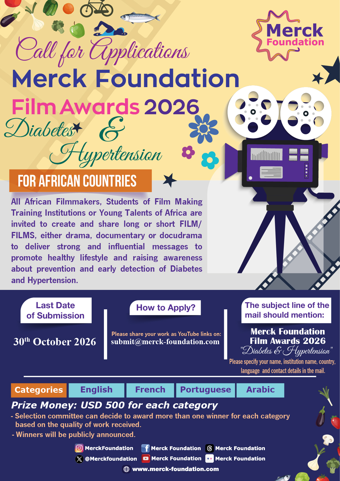 Merck Foundation Film Awards 2026 “Diabetes & Hypertension