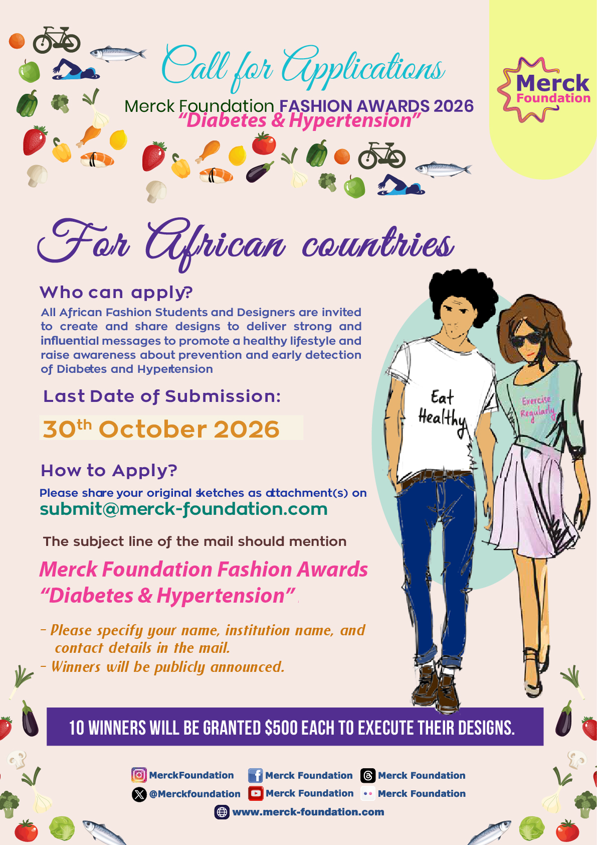 Merck Foundation Fashion Awards 2026 Diabetes & Hypertension